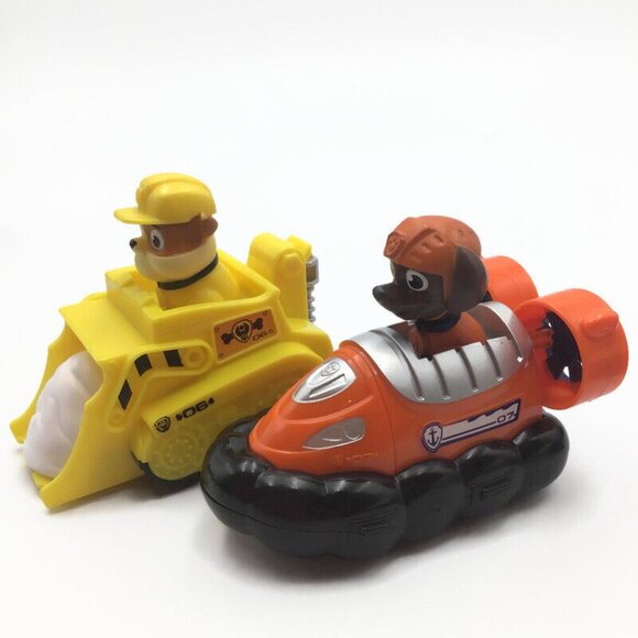 Paw Patrol Rescue Racers Set of 5 Vehicles Skye Rubble Zuma Robo Dog Chase Pups - Picture 4 of 11